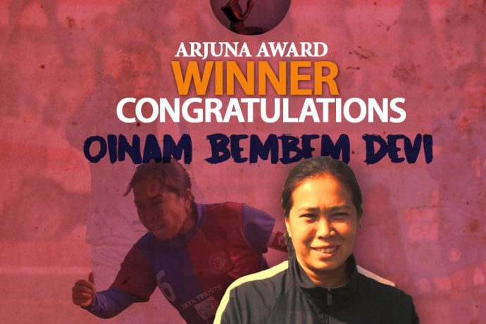 Oinam Bemdem Devi to receive prestigious Arjuna Award (Image courtesy: AIFF Media)