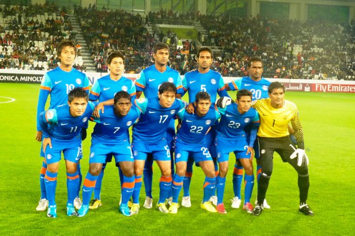 Indian national team at the 2011 AFC Asian Cup (Photo courtesy: AIFF Media)