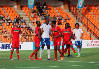 Mauritius and St. Kitts and Nevis play out a 1-1 draw (Photo courtesy: AIFF Media)