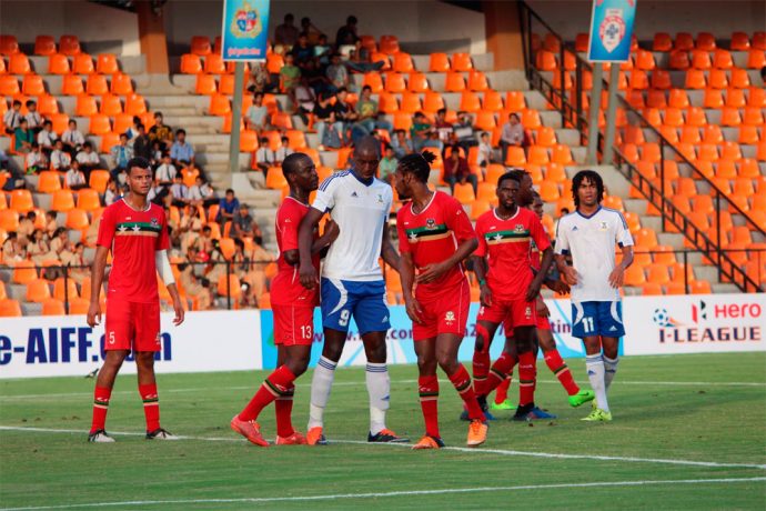 Mauritius and St. Kitts and Nevis play out a 1-1 draw (Photo courtesy: AIFF Media)