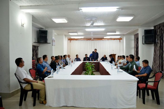 Mizoram Premier League meeting (Photo courtesy: Mizoram Football Association)