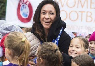 Nadine Kessler delighted to be growing women's game (Photo courtesy: UEFA)
