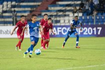 Skipper Sunil Chhetri sends Bengaluru FC into the lead with a chipped penalty in the first half of the AFC inter-zone semifinal between Bengaluru FC and 4.25 SC from North Korea at the Kanteerava Stadium, in Bengaluru. (Photo courtesy: Bengaluru FC)