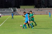 India striker Balwant Singh in action against Macau in the AFC Asian Cup UAE 2019 Qualifiers. (Photo courtesy: AIFF Media)