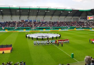 Germany U-21 v Hungary U-21 at the Benteler Arena in Paderborn on September 1, 2017. (© CPD Football)