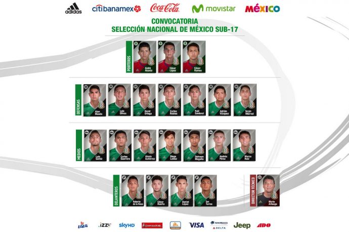 Mexico announce 21-member squad for FIFA U-17 World Cup India 2017 (Photo courtesy: Federación Mexicana de Fútbol Asociación)