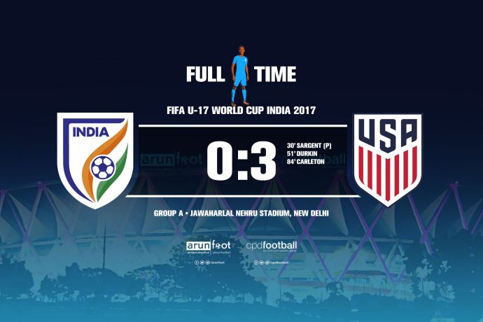 FIFA U-17 World Cup India 2017 - Group A: India 0-3 USA
