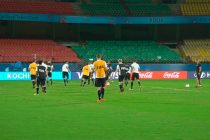 Germany U-17s gearing up for FIFA U-17 World Cup Round of 16 match (Photo courtesy: Screenshot - DFB TV)