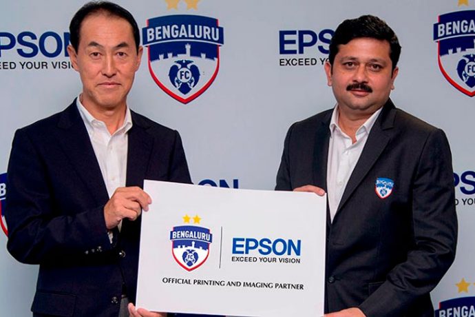 Bengaluru FC sign sponsorship deal with Epson (Photo courtesy: Bengaluru FC)