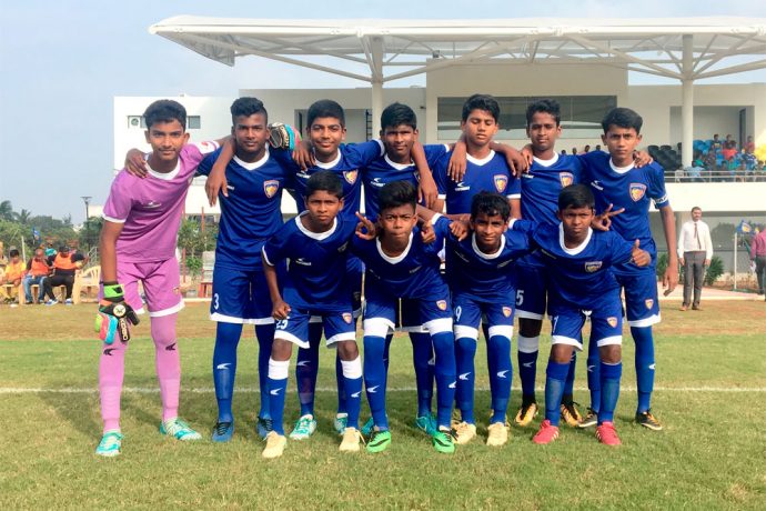 Chennaiyin FC U-13 team (Photo courtesy: Chennaiyin FC)
