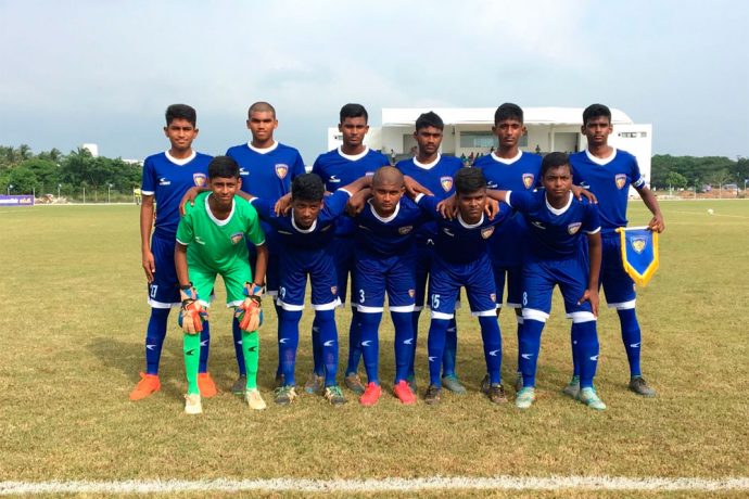 Chennaiyin FC U-15 team (Photo courtesy: Chennaiyin FC)