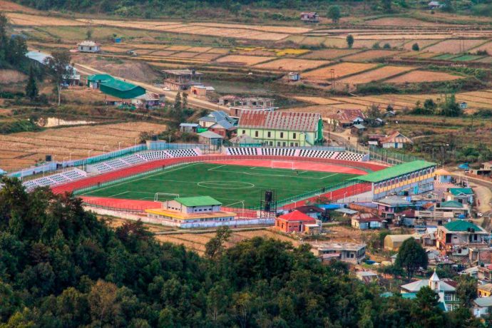 The Champhai Stadium in Mizoram (Photo courtesy: Mizoram Football Stadium)