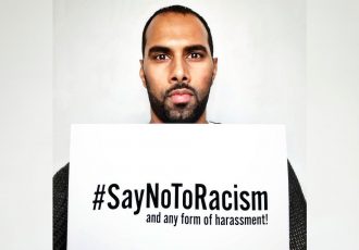 #SayNoToRacism: Racism and harassment have no place in football and in our society!
