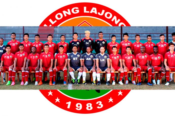 Shillong Lajong FC squad for the 2017/18 I-League season. (Photo courtesy: Shillong Lajong FC)