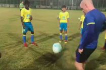 Muthoot Football Academy kids train with Kerala Blasters