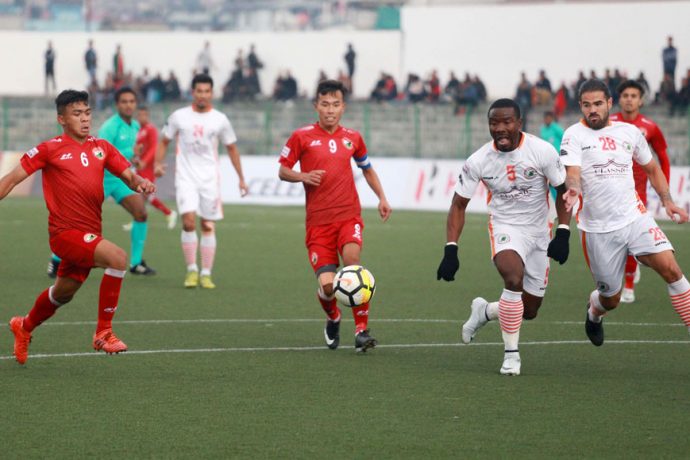 Shillong Lajong go down to NEROCA FC in North East derby (Photo courtesy: Shillong Lajong FC)