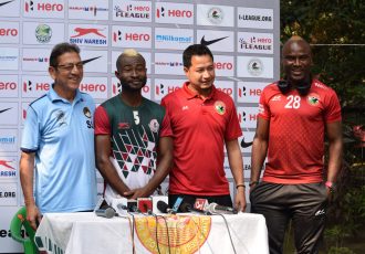 Mohun Bagan AC v Shillong Lajong FC pre-match press conference in Kolkata (Photo courtesy: Shillong Lajong FC)