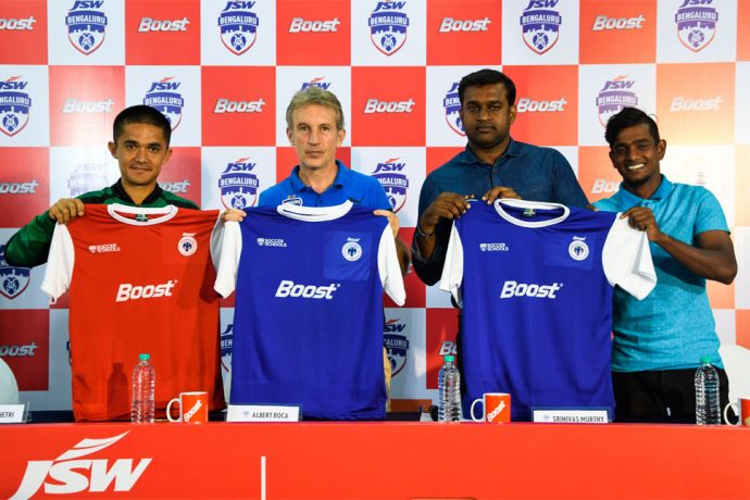 Bengaluru FC and Boost join hands to develop grassroots football (Photo courtesy: Bengaluru FC)