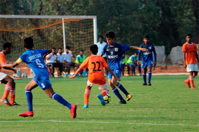 Dempo SC rout Sporting Clube de Goa 8-0 in U-13 Youth League (Photo courtesy: Dempo SC)