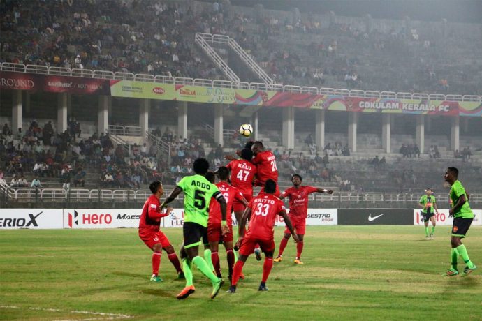 Churchill Brothers score a 3-2 comeback win at Gokulam Kerala FC (Photo courtesy: I-League Media)