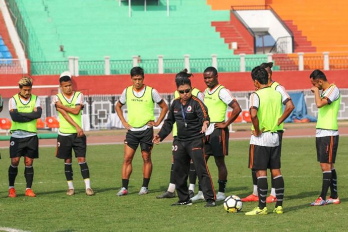 NEROCA FC training session (Photo courtesy: AIFF Media)