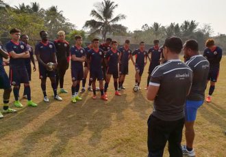 Shillong Lajong FC squad during a training session (Photo courtesy: Shillong Lajong FC)