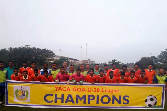 Sporting Club de Goa emerge U-20 TACA League Champions (Photo courtesy: Goa Football Association)