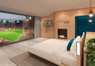 Courtyard by Marriott teams up with FC Bayern to give guests a front row seat. (Photo courtesy: Marriott International)