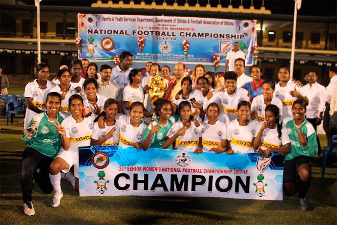 Tamil Nadu create history by winning their first Women's National Championship (Photo courtesy: AIFF Media)