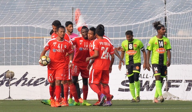 Aizawl FC wrap up with a befitting 3-1 win over Gokulam Kerala FC (Photo courtesy: I-League Media)