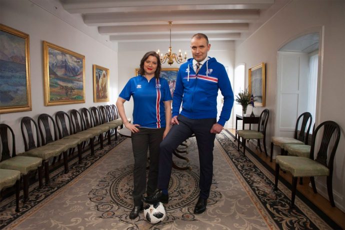 The President of Iceland Guðni Th. Jóhannesson and First Lady Eliza. (Photo courtesy: Inspired By Iceland)