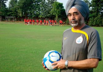 Former India coach Sukhwinder Singh (Photo courtesy: AIFF Media)