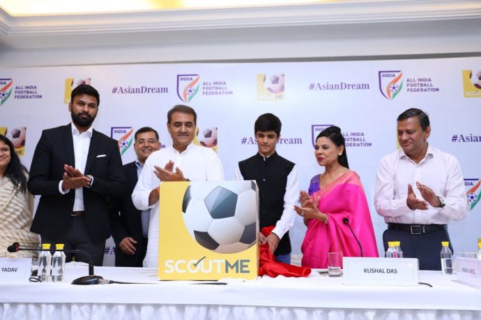 All India Football Federation (AIFF) becomes first Indian sports federation to launch mobile scouting app. (Photo courtesy: AIFF Media)