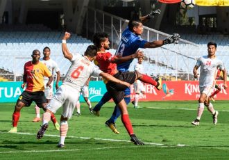 East Bengal and NEROCA FC play out a thrilling draw in the I-League. (Photo courtesy: I-League Media)