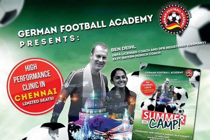 German Football Academy to conduct high performance clinic in Chennai