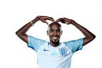 Sir Mo Farah becomes first England player to sign for Soccer Aid for Unicef (Photo courtesy: Unicef)