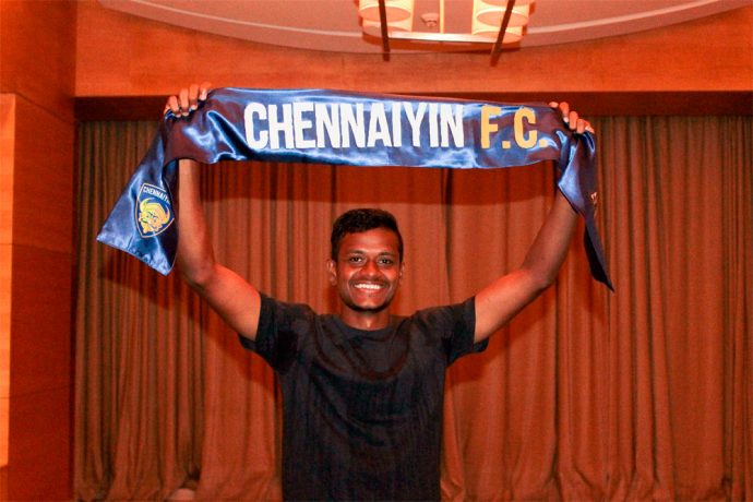 Chennaiyin FC sign Tamil Nadu youngster Sinivasan Pandiyan (Photo courtesy: Chennaiyin FC)