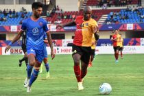 East Bengal star Dudu Omagbemi in action against FC Goa in the 2018 Hero Super Cup. (Photo courtesy: AIFF Media)