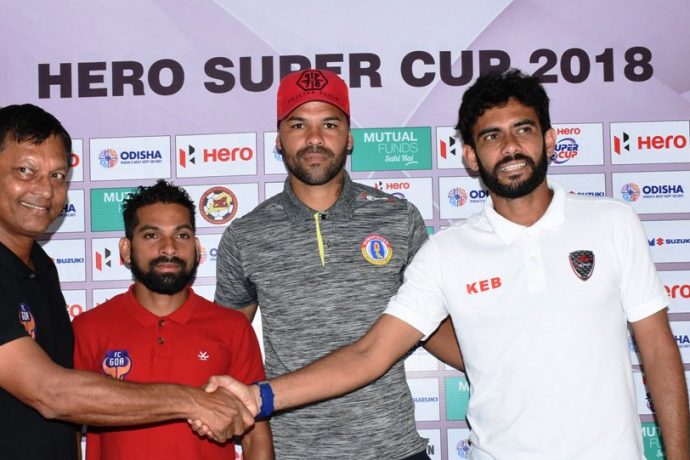 Hero Super Cup pre-match press conference ahead of East Bengal Club vs FC Goa (Photo courtesy: AIFF Media)
