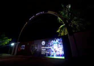 The world lights up for Manchester City's Premier League win (PRNewsfoto/Manchester City)