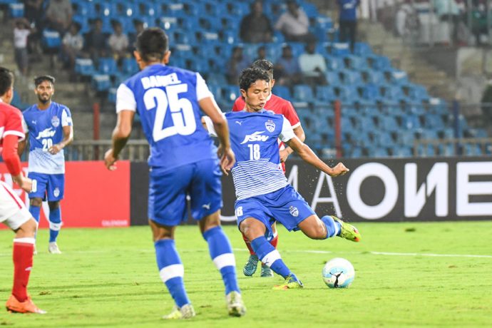Bengaluru FC star Thongkhosiem Haokip (Photo courtesy: Bengaluru FC)