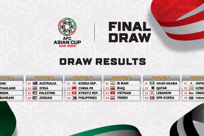 AFC Asian Cup Final Draw sets the stage for thrilling contests in UAE 2019 (Image courtesy: Asian Football Confederation)