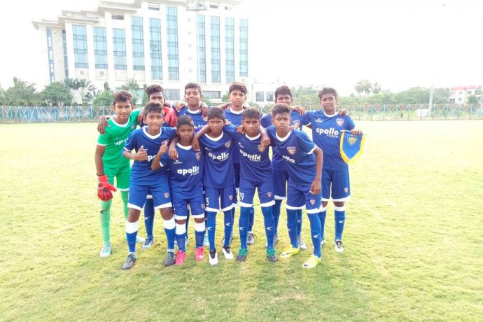 Chennaiyin FC U-13 team (Photo courtesy: Chennaiyin FC)