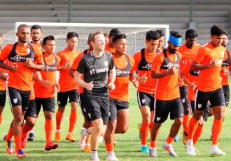 Indian national team training session in Mumbai. (Photo courtesy: AIFF Media)