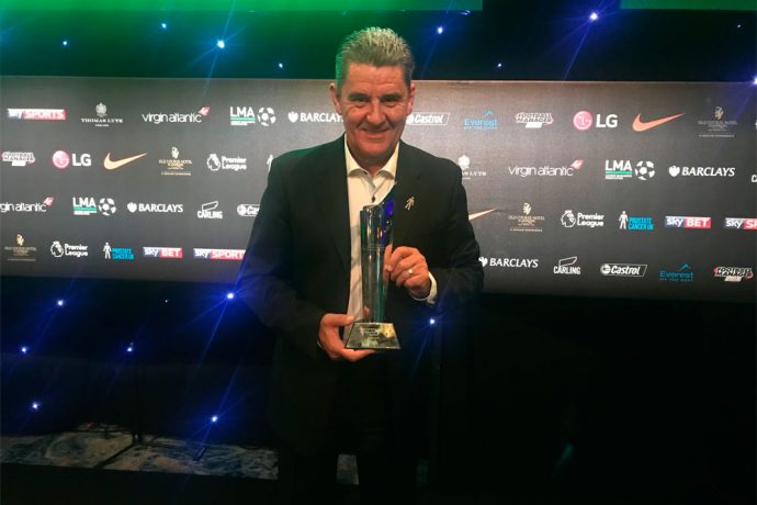 Chennaiyin FC’s John Gregory honoured at England’s League Managers Association Annual Awards (Photo courtesy: Chennaiyin FC)