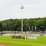 Die Liga (Women's Bundesliga) match between SGS Essen and 1. FCC Frankfurt at the "Sportpark am Hallo" in Essen on May 27, 2018. (© CPD Football)
