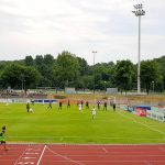 Die Liga (Women's Bundesliga) match between SGS Essen and 1. FCC Frankfurt at the "Sportpark am Hallo" in Essen on May 27, 2018. (© CPD Football)