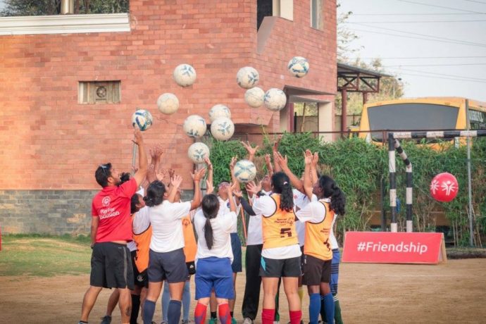 Delhi Dynamos reaches out to over 25,000 kids in grassroots program. (Photo courtesy: Delhi Dynamos FC)