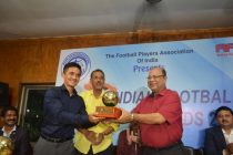 The FPAI Indian Football Awards 2018 handed out to Sunil Chhetri and other Indian football starts in Kolkata. (Photo courtesy: FPAI)