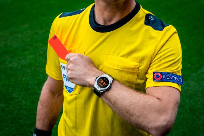 Hublot and Football are connected: Big Bang Referee 2018 FIFA World Cup Russia (Photo courtesy: Hublot)